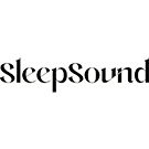The SleepSound logo in black font on a white background.