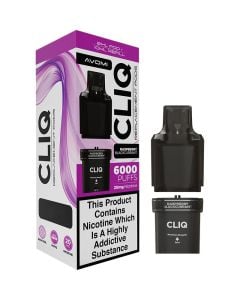 Avomi CLIQ raspberry blackcurrant pod & refill 12ml