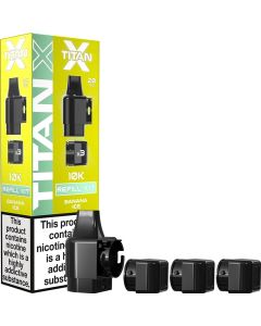 Banana ice Titan X pod & refill 17ml