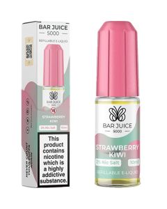 Bar Juice 5000 10ml strawberry kiwi flavour in a 20 mg/ml nicotine strength.