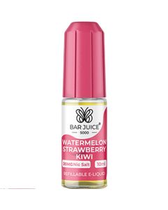 Bar Juice 5000 10ml watermelon, strawberry kiwi flavour in a 20 mg/ml nicotine strength.