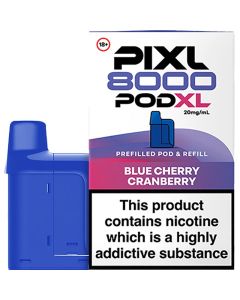 PIXL 8000 Pod XL blue cherry cranberry pod & refill 12ml