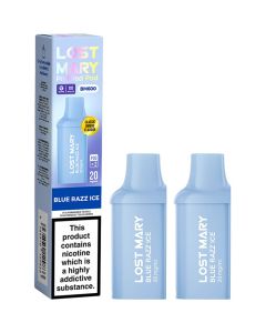 Blue Razz Ice Lost Mary BM600 pods 2 pack