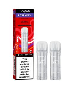 Cherry ice Hawcos x Lost Mary Crystal Pro pod 2 pack