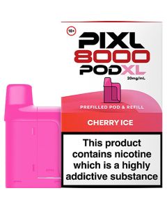 PIXL 8000 Pod XL cherry ice pod & refill 12ml