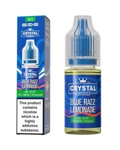 Crystal Salts blue razz lemonade e-liquid 10ml