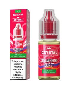 Crystal Salts strawberry burst e-liquid 10ml