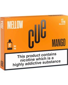 CUE Vapor mellow mango pods 2 pack
