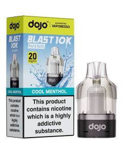 DOJO Blast 10K cool menthol pod & refill 12ml