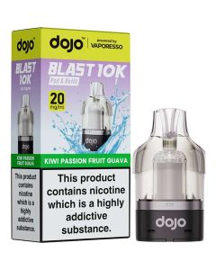 DOJO Blast 10K kiwi passion fruit guava pod & refill 12ml
