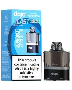 DOJO Blast 6000 blue razz lemonade pod & refill