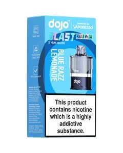 DOJO Blast 6000 blue razz lemonade pod & refill