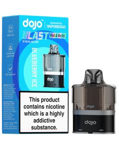 DOJO Blast 6000 blueberry ice pod & refill