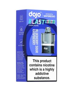 DOJO Blast 6000 blueberry sour raspberry pod & refill