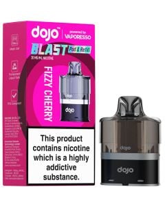 DOJO Blast 6000 fizzy cherry pod & refill