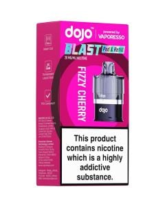 DOJO Blast 6000 fizzy cherry pod & refill