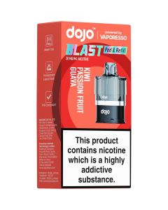 DOJO Blast 6000 kiwi passion fruit guava pod & refill