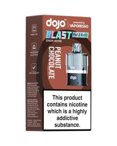 DOJO Blast 6000 peanut chocolate pod & refill