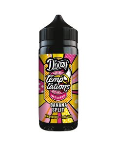 Doozy Temptations banana split e-liquid 100ml