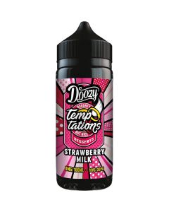 Doozy Temptations strawberry milk e-liquid 100ml