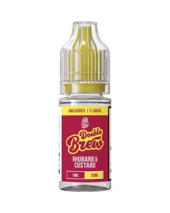 Double Brew Bar Series rhubarb custard e-liquid 10ml