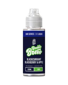 Double Brew blackcurrant blackberry & apple e-liquid 100ml