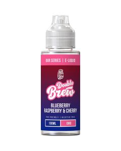 Double Brew blueberry raspberry & cherry e-liquid 100ml