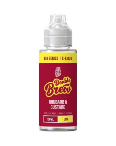 Double Brew rhubarb & custard e-liquid 100ml