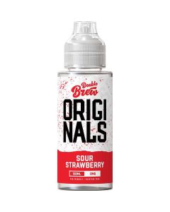 Double Brew Originals sour strawberry e-liquid 100ml