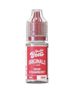 Double Brew Originals sour strawberry e-liquid 10ml - 20 mg/ml