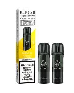 Elf Bar 600 banana ice pods 2 pack