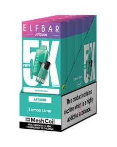 Elf Bar AF5000 rechargeable disposable vapes 5 pack