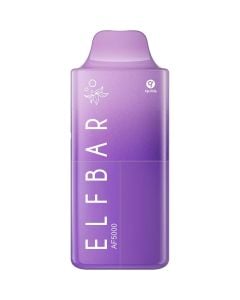 Elf Bar AF5000 grape rechargeable disposable vape 12ml