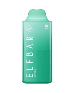 Elf Bar AF5000 lemon lime rechargeable disposable vape 12ml