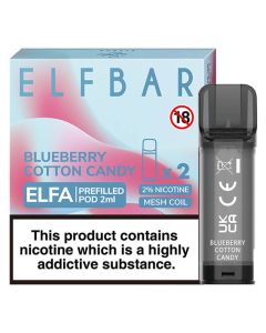 Elf Bar Elfa blueberry cotton candy pods 2 pack