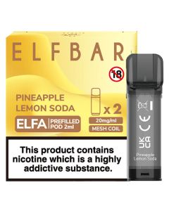 Elf Bar ELFA pineapple lemon soda pods 2 pack