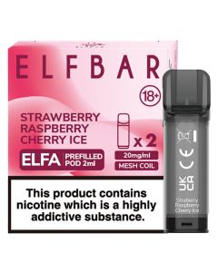 Elf Bar ELFA strawberry raspberry cherry pods 2 pack