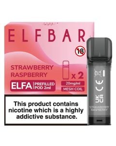 Elf Bar ELFA strawberry raspberry pods 2 pack