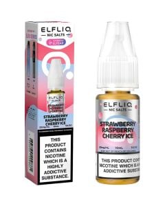 ELFLIQ by Elf Bar strawberry raspberry cherry ice e-liquid 10ml