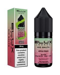 ELUX Legend nic salts apple peach e-liquid 10ml