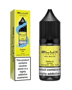 ELUX Legend nic salts banana ice e-liquid 10ml