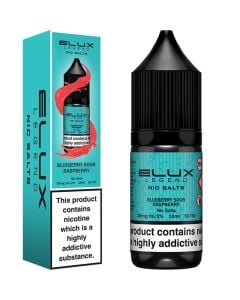 ELUX Legend nic salts blueberry sour raspberry e-liquid 10ml