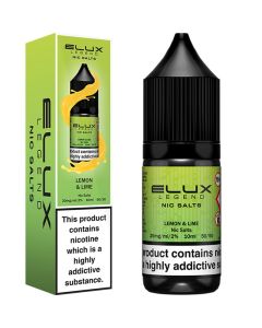 ELUX Legend nic salts lemon & lime e-liquid 10ml