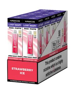 Hawcos x Lost Mary Pro Max 7000 disposable vapes 10 pack