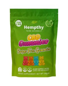 Hempthy CBD 300mg sugar free gummies 30 pack