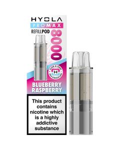 Hyola Pro Max 8000 blueberry raspberry pod & refill 10ml