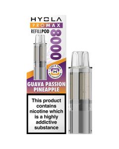 Hyola Pro Max 8000 guava passion pineapple pod & refill 10ml