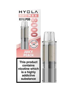 Hyola Pro Max 8000 juicy peach pod & refill 10ml