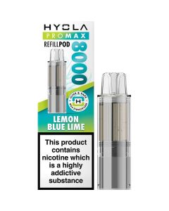 Hyola Pro Max 8000 lemon blue lime pod & refill 10ml