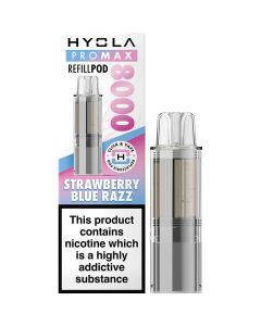 Hyola Pro Max 8000 strawberry blue razz pod & refill 10ml